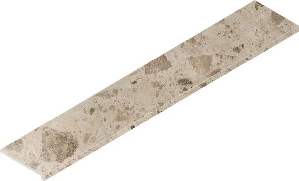 Керамогранит Italon Континуум Стоун Беж Ступень угловая правая 33х160 (Натуральная) в Нижнекамске