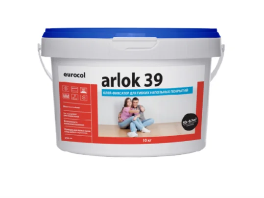 Клей Arlok 39 (10 кг) 150-200 г/м2, фиксатор против сдвигов в Нижнекамске