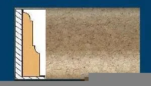 Плинтус пробковый ArtCorkDesing С 104 (Колер 5) 12x40x910 мм в Нижнекамске
