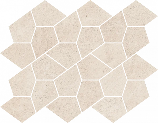 Керамогранит Italon Этернум Сноу Мозаика Калейдо 35.6х27.6 (Натуральная) в Нижнекамске