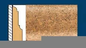 Плинтус пробковый ArtCorkDesing С 103 (Колер 8) 12х65х910 мм в Нижнекамске