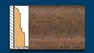 Плинтус пробковый ArtCorkDesing С 103 (Колер 11) 12х65х910 мм в Нижнекамске