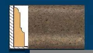 Плинтус пробковый ArtCorkDesing С 103 (Колер 7) 12х65х910 мм в Нижнекамске