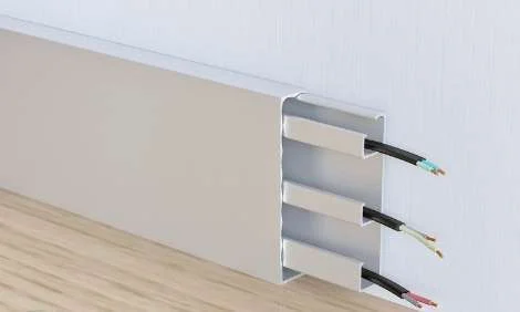 Алюминиевый плинтус Fezard Кабельный ALP-G80 Алюминий 80*15*2500 мм в Нижнекамске