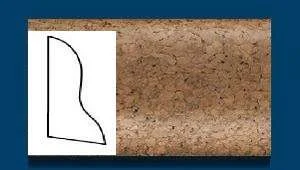 Плинтус пробковый ArtCorkDesing С 102 (Колер 9) 20x40x910 мм в Нижнекамске