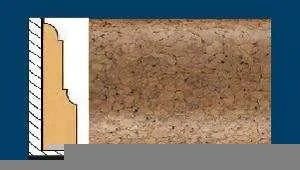 Плинтус пробковый ArtCorkDesing С 103 (Колер 9) 12х65х910 мм в Нижнекамске