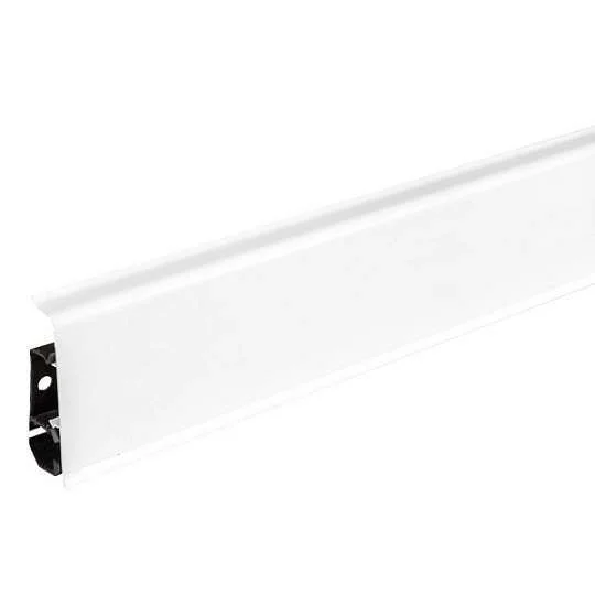 Плинтус пластиковый Arbiton INDO70 01 Белый блеск 2,5 м в Нижнекамске