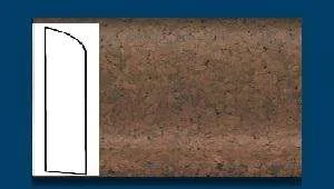 Плинтус пробковый ArtCorkDesing С 106 (Колер 11) 10х60х910 мм в Нижнекамске