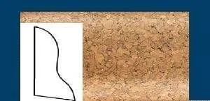 Плинтус пробковый ArtCorkDesing С 102 (Колер 8) 20x40x910 мм в Нижнекамске