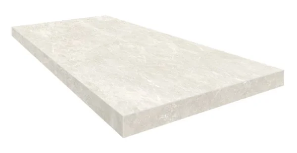 Керамогранит Coliseum Да Винчи Уайт Ступень угловая правая (Натуральный, 33х60) в Нижнекамске