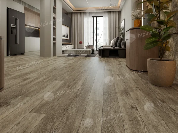 Каменно-полимерная плитка Alpine Floor Grand Sequoia Village Венге Грей ECO 11-807 4мм, 43 класс в Нижнекамске