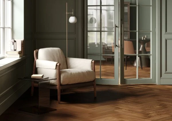 Паркетная доска Quartz Parquet Штучный паркет Орех Американский 44-400-29 в Нижнекамске