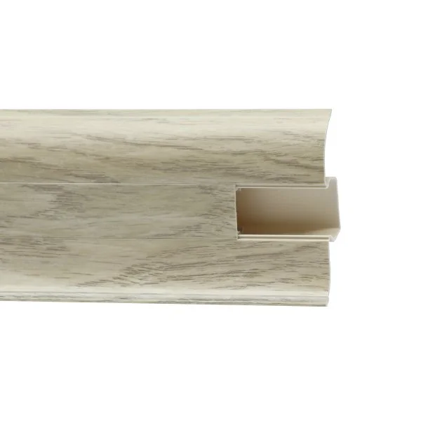 Пластиковый плинтус Royce №853 Дуб Супрема (58х22х2200мм) в Нижнекамске