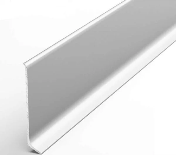 Алюминиевый плинтус Bonkeel ПЛ60 501л Серебро Люкс (58,5х11,2х2500мм) в Нижнекамске
