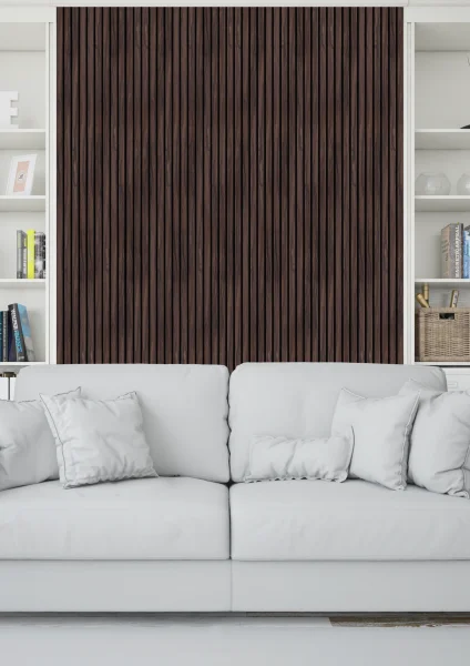 Декоративная панель для стен HiWood LV124 BR395K (120х12х2700мм) в Нижнекамске