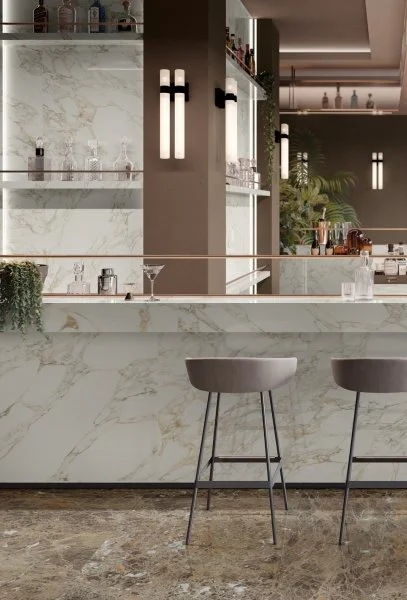 Керамогранит Italon Шарм Делюкс Арабескато Уайт 80х160 (Люкс и реттифицированная) в Нижнекамске