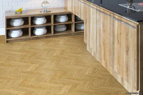 Пробковое покрытие CorkStyle Chevron Gold (1235*305*6 мм) HC в Нижнекамске