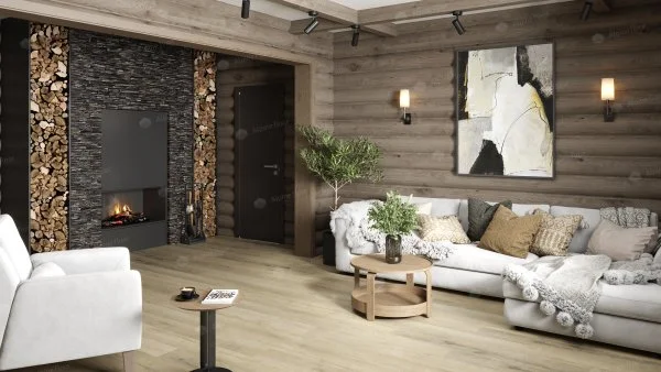 Кварц-виниловая плитка Alpine Floor Premium XL Дуб Сливочный ЕСО 7-19, 8 мм. 43 класс в Нижнекамске