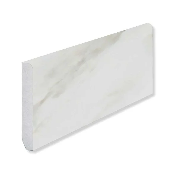 Кварцевый плинтус Fargo 6089-1 Белый Мрамор 80х11х2200 мм в Нижнекамске