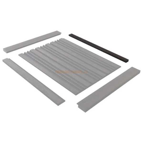 Финишный молдинг LF124B BR395K левый декорированный (31х12х2700мм) в Нижнекамске