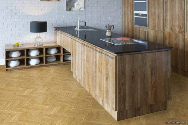 Пробковое покрытие CorkStyle Chevron Gold (1235*305*6 мм) HC в Нижнекамске