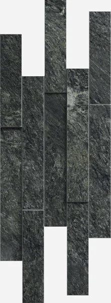 Керамогранит Italon Скайфолл Неро Брик 3D (Патинированная, 28х78) в Нижнекамске