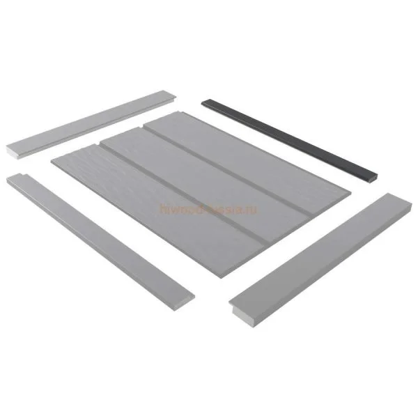 Финишный молдинг LF124B GR15K левый декорированный (31х12х2700мм) в Нижнекамске