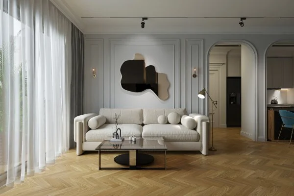 Паркетная доска Quartz Parquet Штучный паркет Вяз Кенигсберг 44-550-62 в Нижнекамске