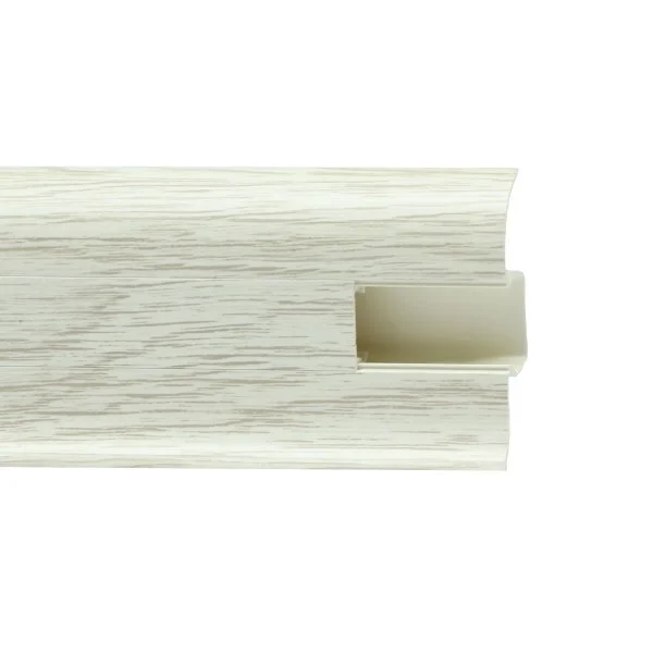 Пластиковый плинтус Royce №851 Дуб Льняной (58х22х2200мм) в Нижнекамске