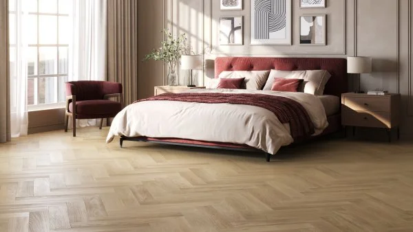 Паркетная доска Quartz Parquet Английская Ёлка Дуб Лимба 33-405 в Нижнекамске