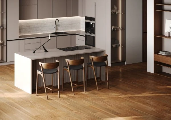 Паркетная доска Quartz Parquet Классик 5 мм Дуссия Африканская 550-63 в Нижнекамске