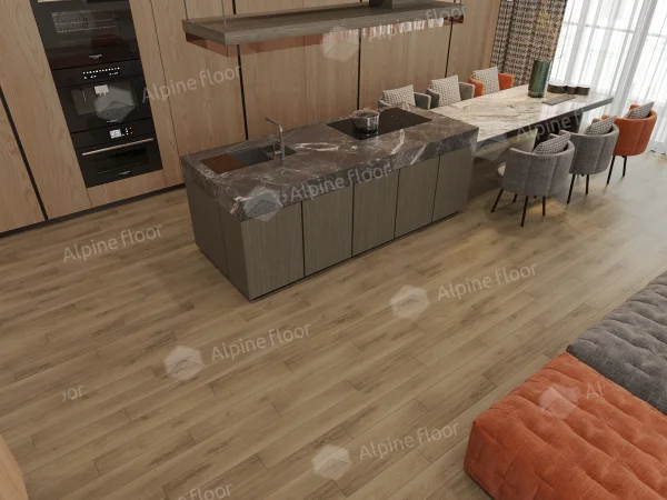 Каменно-полимерная плитка Alpine Floor Grand Sequoia Village Вайпуа ECO 11-1907 4мм, 43 класс в Нижнекамске