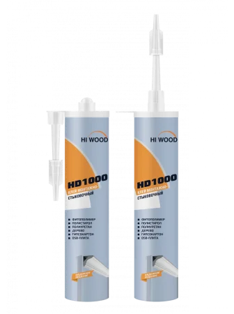 Монтажно-стыковочный клей HiWood HD1000 Белый 280 ml в Нижнекамске