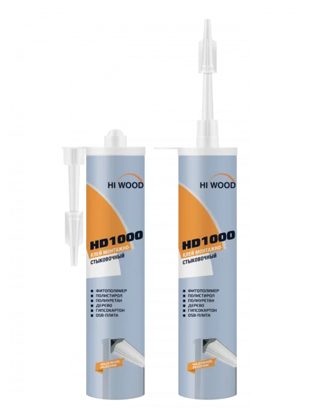 Монтажно-стыковочный клей HiWood HD1000 Белый 280 ml в Нижнекамске