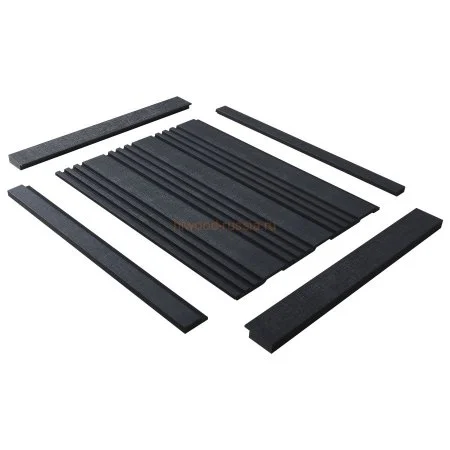 Финишный молдинг LF124B BK114K левый декорированный (31х12х2700мм) в Нижнекамске