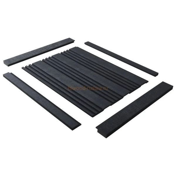 Финишный молдинг LF124B BK114K левый декорированный (31х12х2700мм) в Нижнекамске