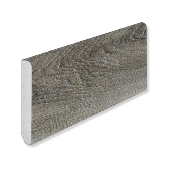 Кварцевый плинтус Fargo 366-1B Дуб Рустик Серый градиент 80х11х2200 мм в Нижнекамске