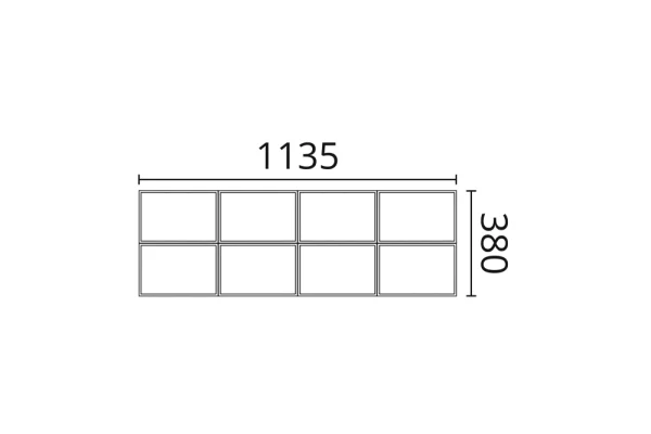 Декоративная панель NMC Arstyl Bump (113.5x38x4.3 см) в Нижнекамске