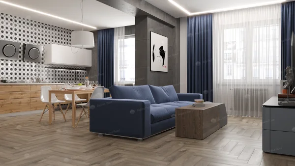 Кварц-виниловая плитка Alpine Floor Parquet Дуб Исида ЕСО 16-15 2.5 мм. 43 класс в Нижнекамске