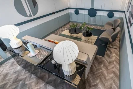 Пробковое покрытие CorkStyle Chevron Silver в Нижнекамске