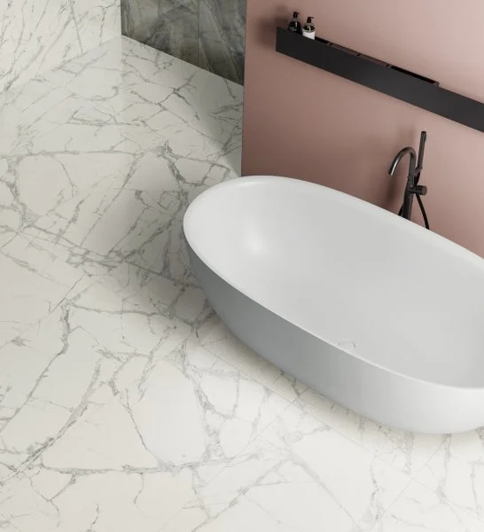 Керамогранит Italon Шарм Делюкс Инвизибл Уайт 60х120 (Паттинированная и реттифицированная) в Нижнекамске