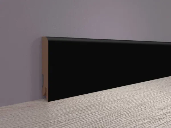 Плинтус MDF Bonkeel 24032 Чёрный Софт (100х16х2400 мм) в Нижнекамске