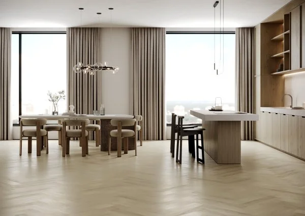 Паркетная доска Quartz Parquet Английская Ёлка Дуб Испанский 33-404 в Нижнекамске