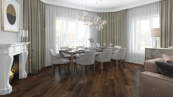 Каменно-полимерная плитка Alpine Floor Real Wood Дуб Мокка ECO 2-2, 6 мм 43 класс в Нижнекамске