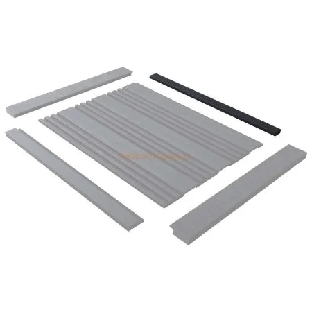 Финишный молдинг LF124B BK114K левый декорированный (31х12х2700мм) в Нижнекамске