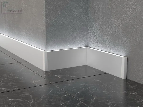 Алюминиевый плинтус Fezard Кабельный ALP-G80-LA Алюминий 80*15*2500 мм в Нижнекамске