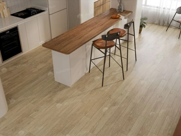 Каменно-полимерная плитка Alpine Floor Grand Sequoia Village Миндаль ECO 11-607 4мм, 43 класс в Нижнекамске