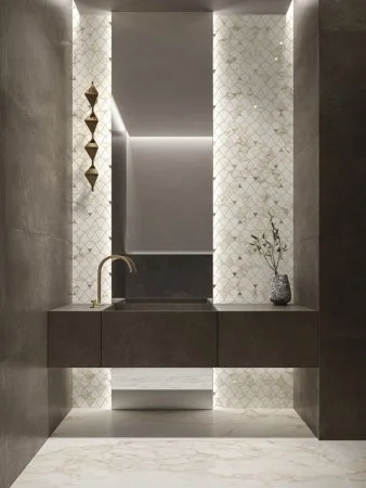 Керамогранит Italon Этернум Кофи 60х120 (Натуральная и Реттифицированная) в Нижнекамске