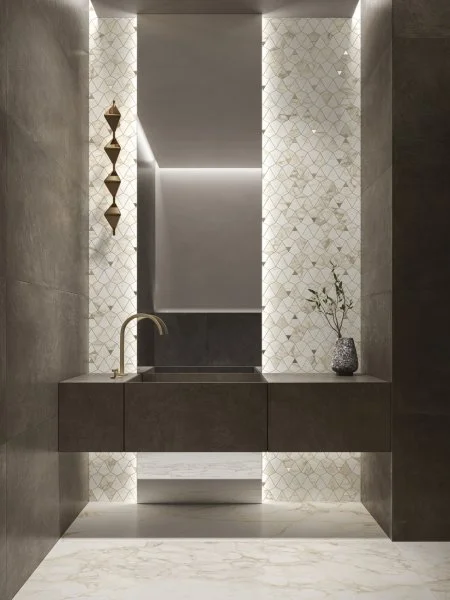 Керамогранит Italon Этернум Каррара Мозаика Вертекс 25.8х30 (Натуральная) в Нижнекамске