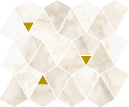 Керамогранит Italon Этернум Каррара Мозаика Вертекс 25.8х30 (Натуральная) в Нижнекамске